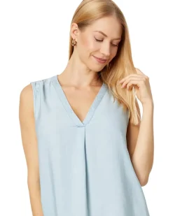 V-Neck Sleeveless Dress