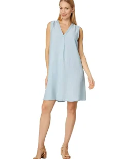 V-Neck Sleeveless Dress