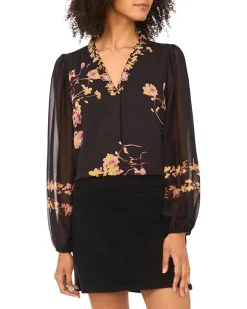 V-Neck with Long Sleeve