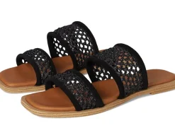 Water Lilly Suede Slide Sandal