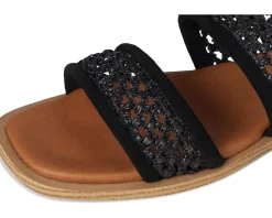 Water Lilly Suede Slide Sandal