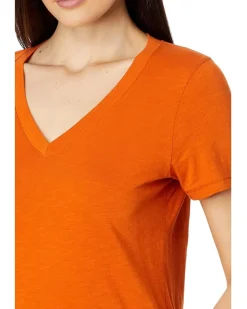 Whisper Cotton V-Neck Tee