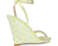 Women's Blue by Betsey Johnson Simon Wedge Sandals