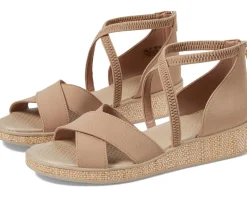 Women's Bzees Bali Sand Strappy Wedge Sandals