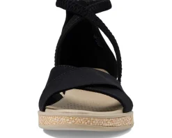 Women's Bzees Bali Sand Strappy Wedge Sandals