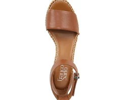 Women's Franco Sarto Clemens Raffia Espadrille Wedge Heel Sandals