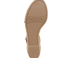 Women's Franco Sarto Clemens Raffia Espadrille Wedge Heel Sandals