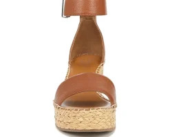 Women's Franco Sarto Clemens Raffia Espadrille Wedge Heel Sandals