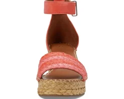Women's Franco Sarto Clemens Raffia Espadrille Wedge Heel Sandals