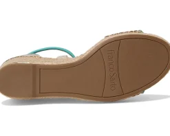 Women's Franco Sarto Clemens Raffia Espadrille Wedge Heel Sandals