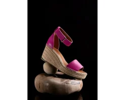 Women's Franco Sarto Clemens Raffia Espadrille Wedge Heel Sandals