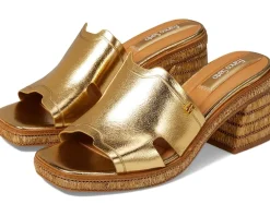 Women's Franco Sarto Florence Fashion Slide Heeled Sandals