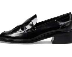 Women's Franco Sarto Gene Cut Out Heeled Loafers