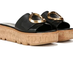 Women's Franco Sarto Hoda Cork Platform Slide Sandals