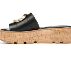 Women's Franco Sarto Hoda Cork Platform Slide Sandals