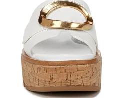 Women's Franco Sarto Hoda Cork Platform Slide Sandals