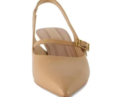 Women's Franco Sarto Khloe Pointed Toe Slingback Kitten Heel