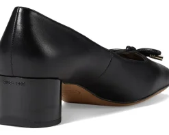 Women's Franco Sarto Natalia Square Toe Block Heel Pumps with Bow