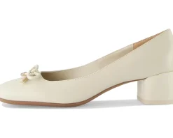 Women's Franco Sarto Natalia Square Toe Block Heel Pumps with Bow