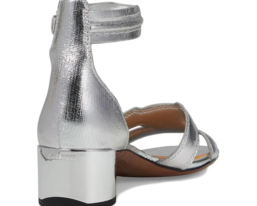 Women's Franco Sarto Nora Ankle Strap Low Block Heel Sandals