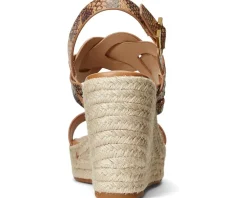 Women's Lauren Ralph Lauren Hazell Leather Espadrille