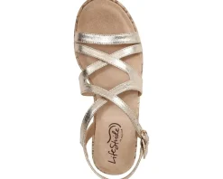 Women's LifeStride Bailey Strappy Platform Wedge Sandals