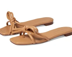 Women's Loeffler Randall Hadley Leather Bow Flat Sandals