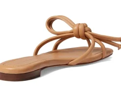 Women's Loeffler Randall Hadley Leather Bow Flat Sandals