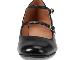 Women's Madewell The Nettie Heeled Mary Jane in Leather
