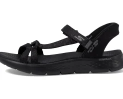 Women's SKECHERS GO WALK Flex Sandals - Illuminate Hands Free Slip-Ins