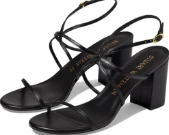 Women's Stuart Weitzman Barelythere 75 Block Sandal