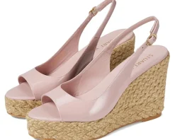 Women's Stuart Weitzman Island Peep-Toe Espadrille Wedge