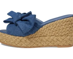 Women's Stuart Weitzman Loveknot Espadrille Wedge Slide