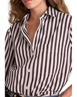 Y Neck Shirt With Adjustable Sleeve