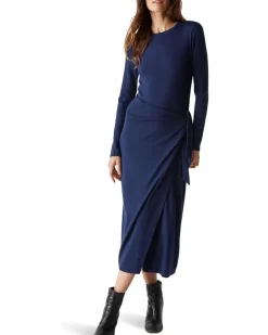 Yessenia Faux Wrap Midi Dress