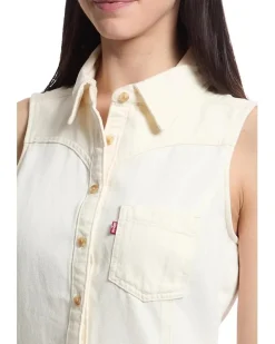 Zeda Denim Sleeveless Dress