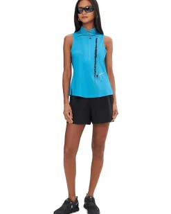 Zen Print Sleeveless Polo