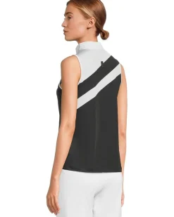 Zigzag Print Sleeveless Top